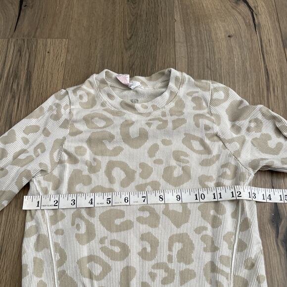 Sweaty Betty White Cream Glisten Seamless Long Sleeve Top Size UK XS US 4 - Picture 7 of 16